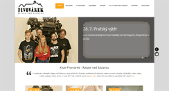 Desktop Screenshot of klubpivovarek.cz